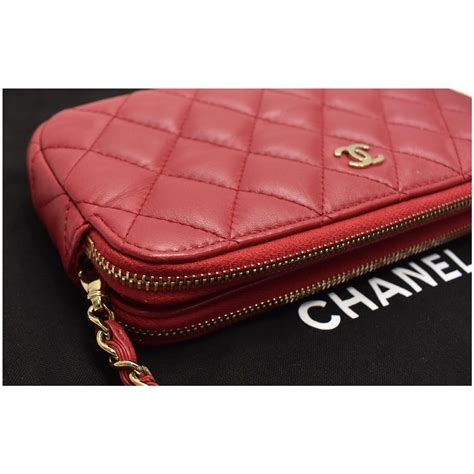 chanel woc double zip|chanel 19 wallet on chain.